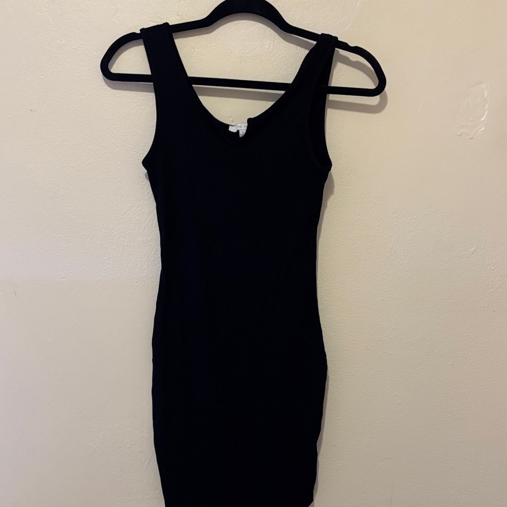 Love Tree Black Mini Dress